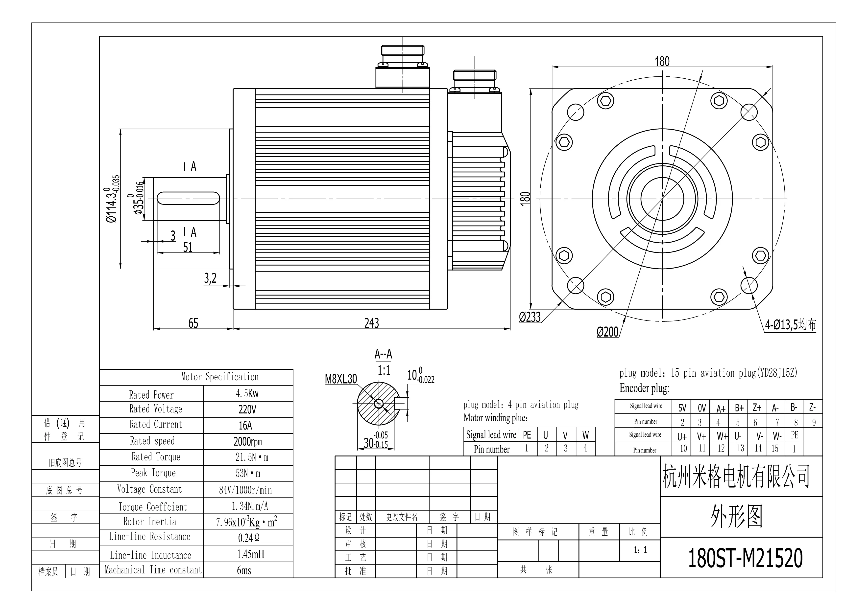 Promotional Price Great Power High Torque High Speed Ac Servo Motor in Controlling System