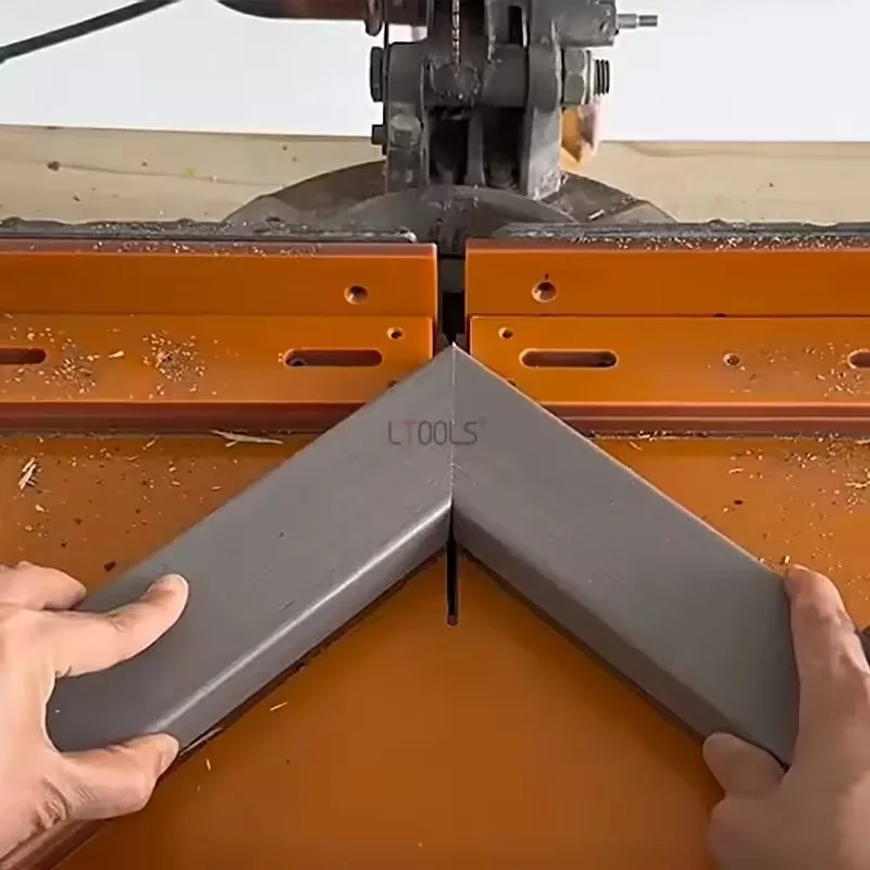 Door and Window Frame Line 45 Degree Angle Cutting Assistant Guide Tool Table Saw Bottom Plate Precision Oblique Cutting Tool