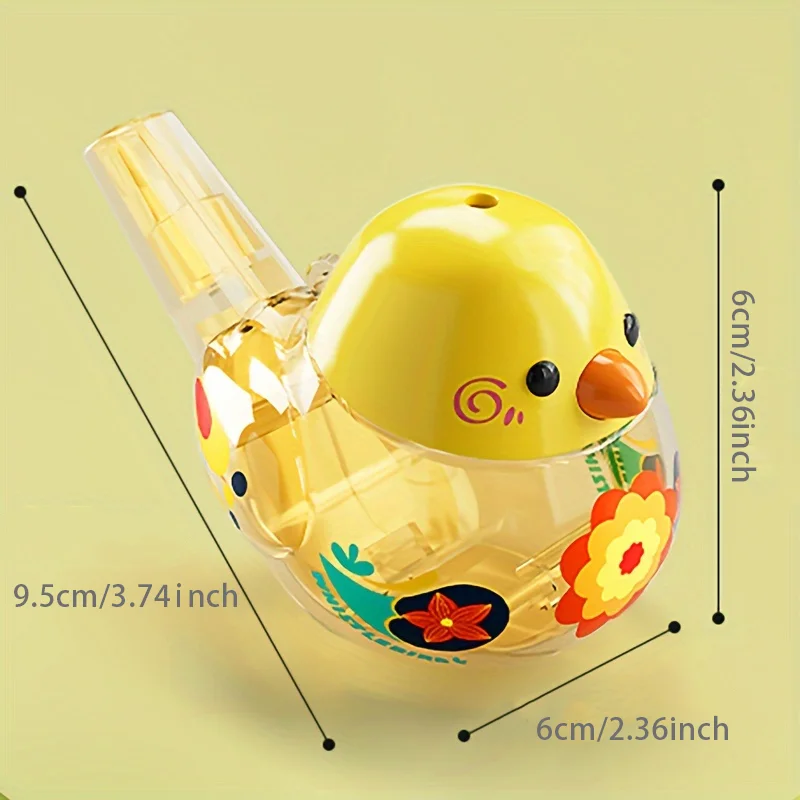 Water Bird Whistle for Infants and Children Toys, Bird\'s Call for Babies, Can Add Water to Whistle for Training Musical Instrume