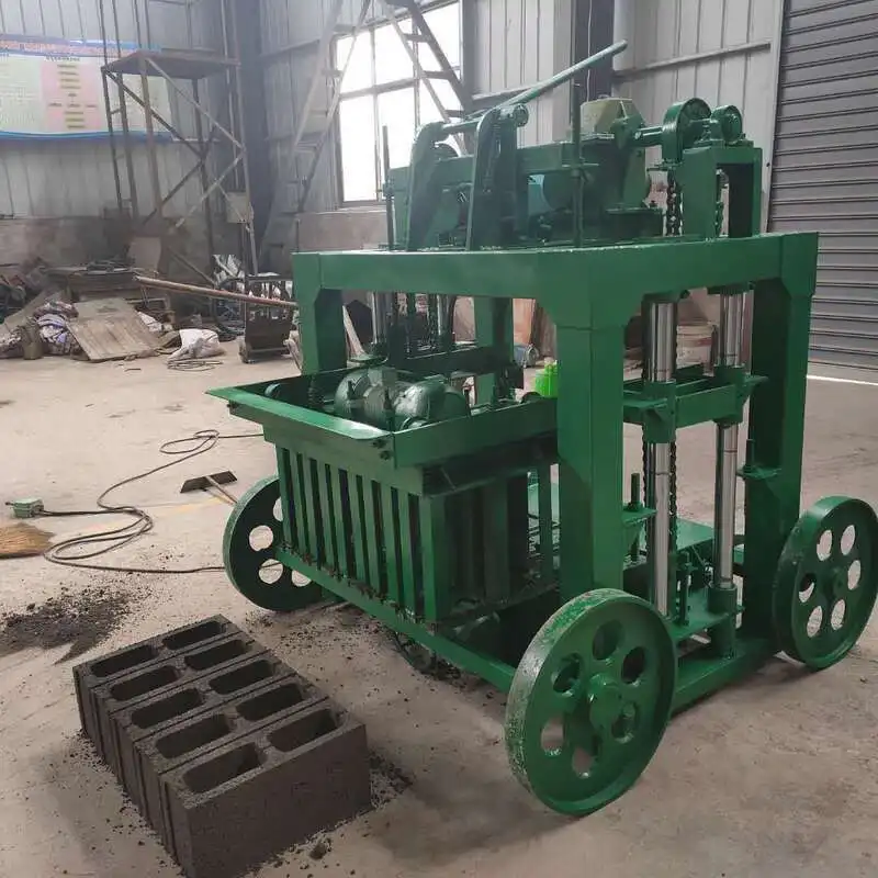 Small Hollow Paving Brick Fly Ash Material Block Making Hine