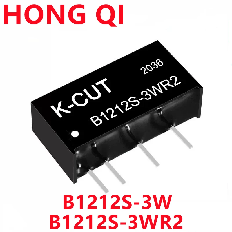 B1212S-3WR2 B1212S-3W 12V to 12V single output 0.25A DC-DC power module 3W IC, integrated circuits, modules