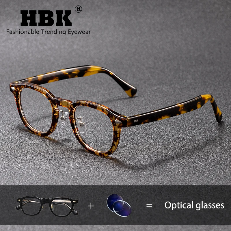 

HBK 1.56 Refractive Index Anti Blue Light Women Reading Glasses Fashion Round Tr-90 Frames Men Women Casual Optical Glasses