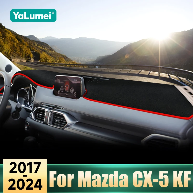 Für Mazda CX-5 CX5 KF 2017-2020 2021 2022 2023 2024 Auto-Armaturenbrett-Abdeckung Sonnenschutzmatte Lichtschutz Anti-UV Zubehör