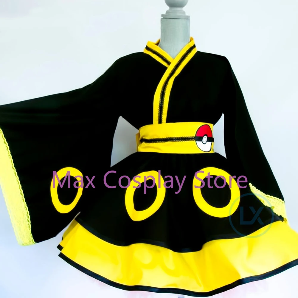 Max Anime Game Film Characters Kimono Dress Cosplay Costume Lolita Kimono Dress Full Sets Custom Made Female Halloween Gift