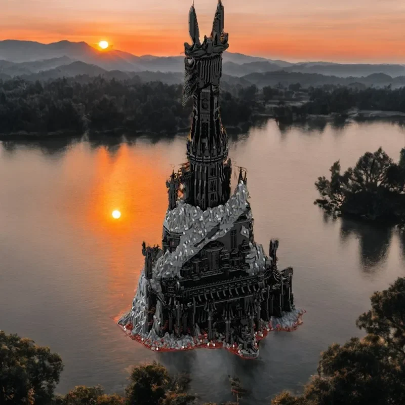 17693pcs UCS Barad-dûr Complete Bundle Model Building Blocks - Unique Lord The Rings Collectible Christmas Gift Blocks
