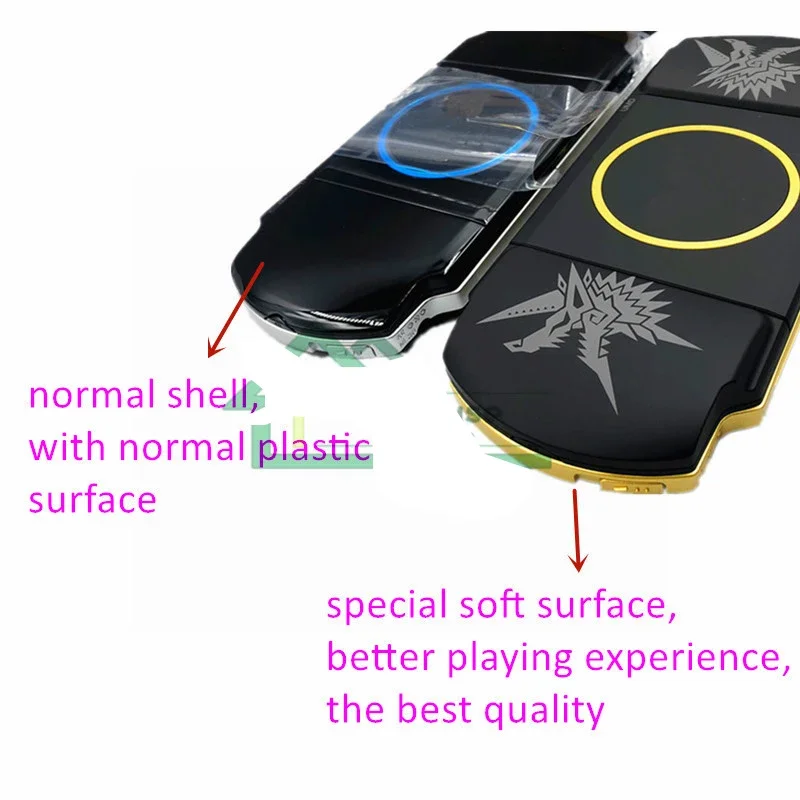 طبعة محدودة الإسكان شل غطاء حالة سطح مطاطي ناعم مع مجموعة أزرار لإصلاح وحدة التحكم سوني PSP3000 PSP 3000