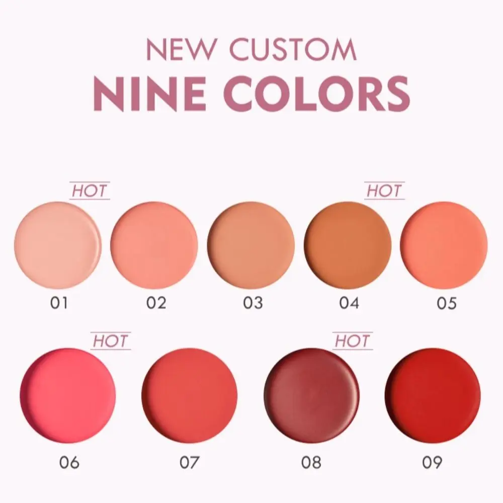 Face Blusher Cosmetics Cheek Tint Rouge Cream Blush Eyes Make Up Multi-function Beauty Blush Face Body Makeup Tool