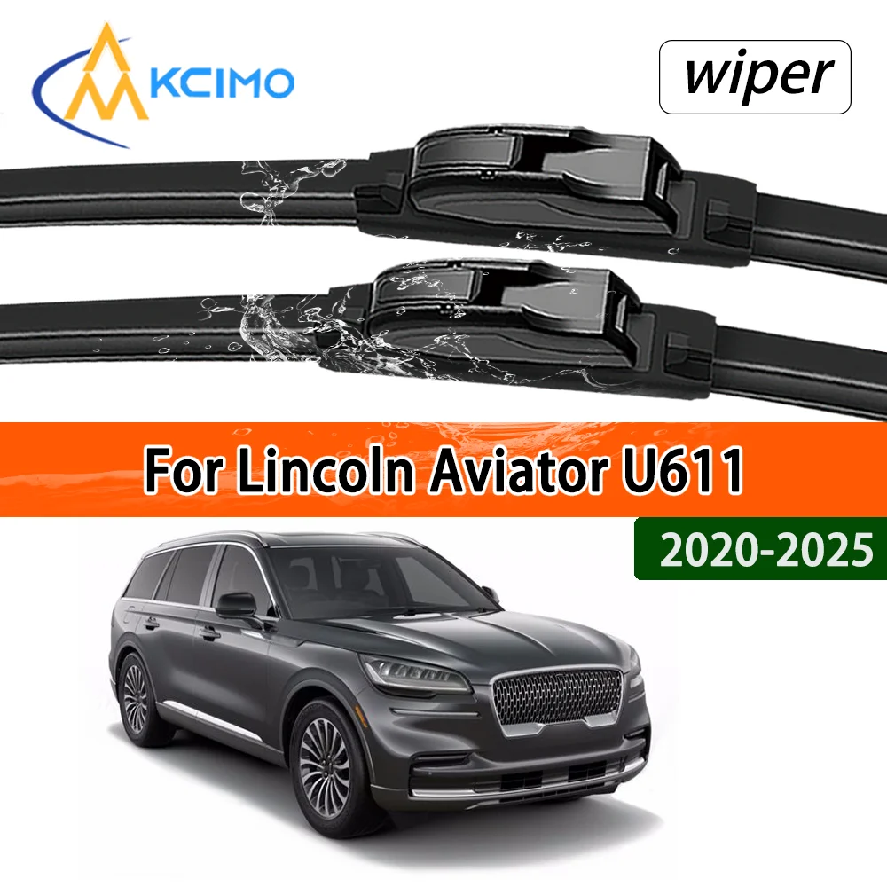 

Бесшумный черный комплект щеток переднего стеклоочистителя для Lincoln Aviator U611 2020-2025 2021, аксессуары для авто стеклоочистителей лобового стекла