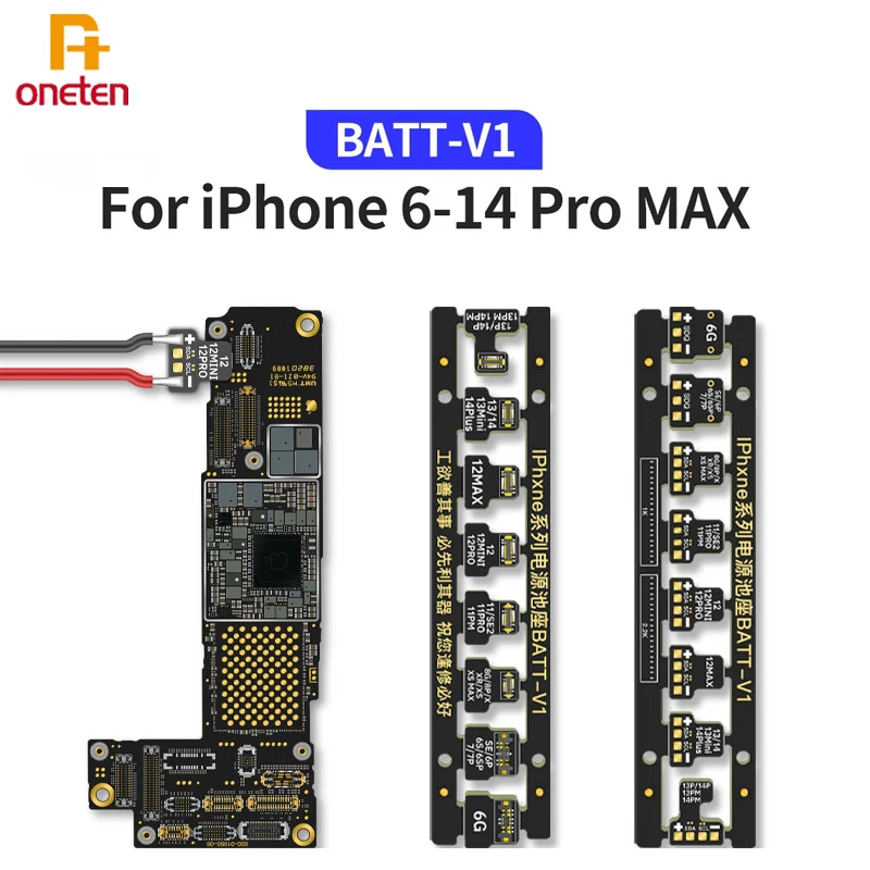 WL BATT-V1 Battery Connect Buckle Power Boot Cable FPC Connector Phone Motherboard Power-On For iPhone 6 6S 7 8 Plus X-14PM