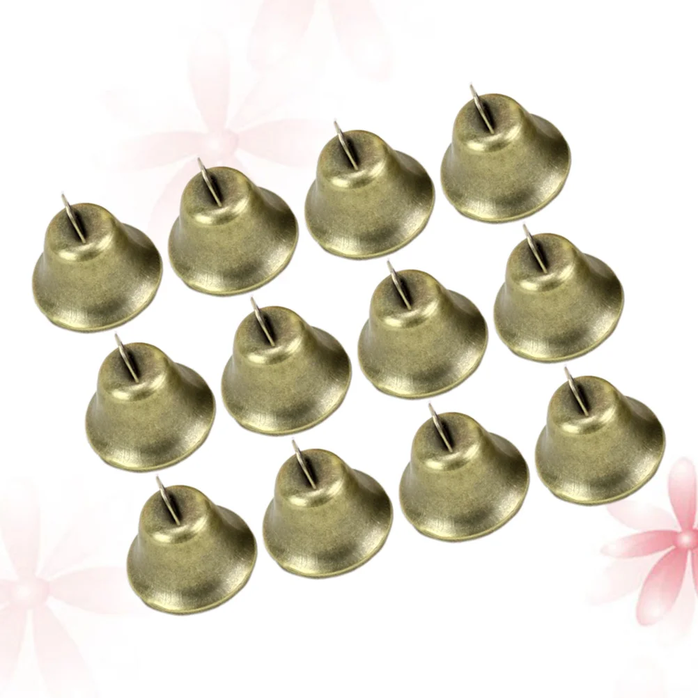 

20pcs 38Mm Horn Decor Iron Hanging Hanging Bell Bell For Christmas Wedding Party Diy Craft Wind Chime Ornament