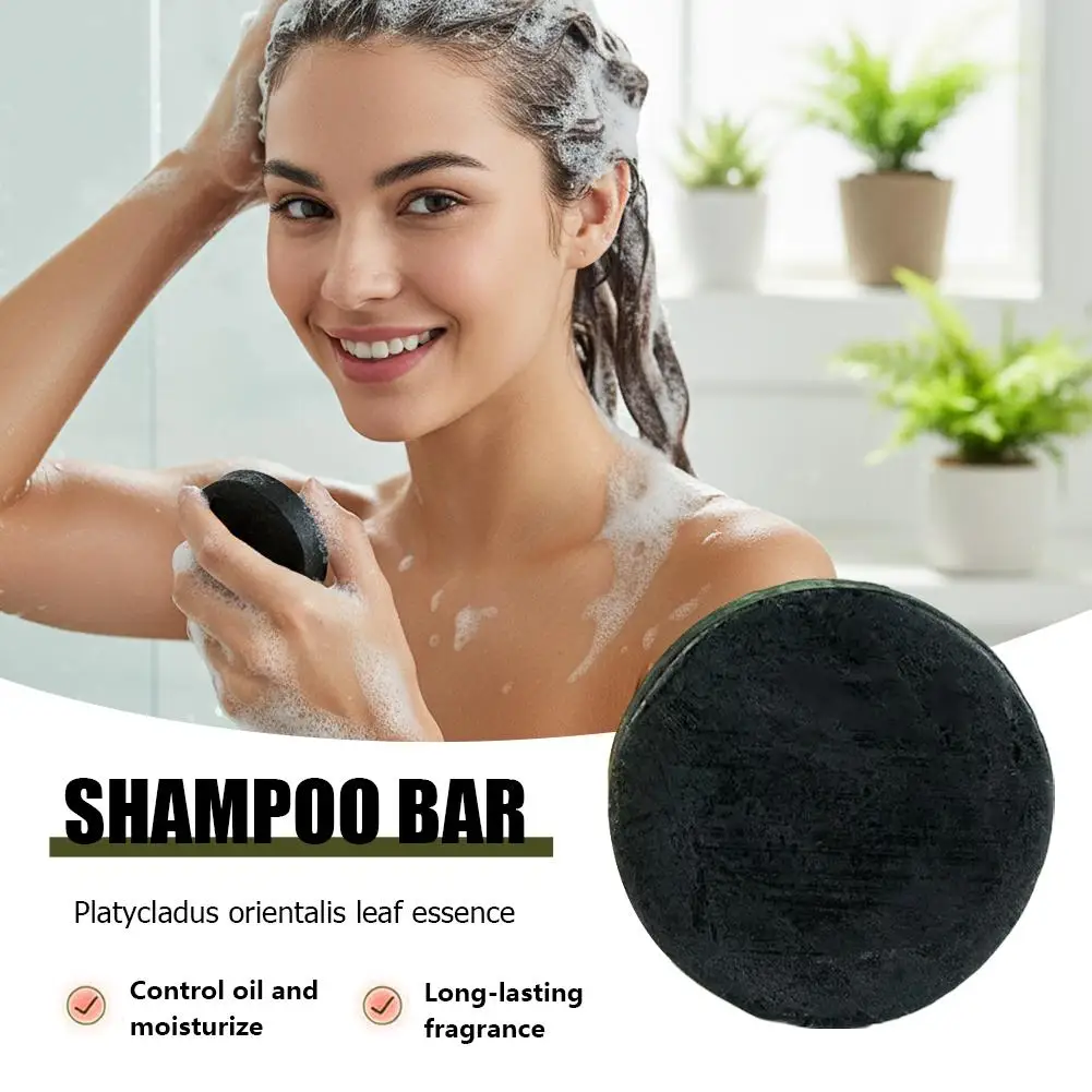 

Natural Herbal Shampoo Soap Handmade Soap Hair Nourishing, Oil Control, Care Refreshing, Fluffy and Hair Soothing H7L5