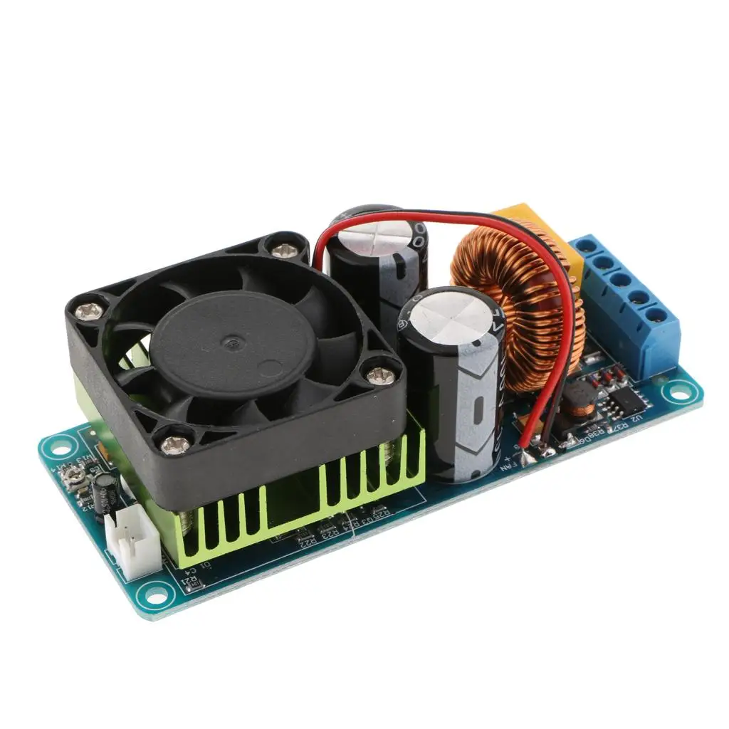 IRS2092S 500W Mono Channel Amplifier Module Digital Audio Power Amp Board with Multicolor Plastic for Music Setup