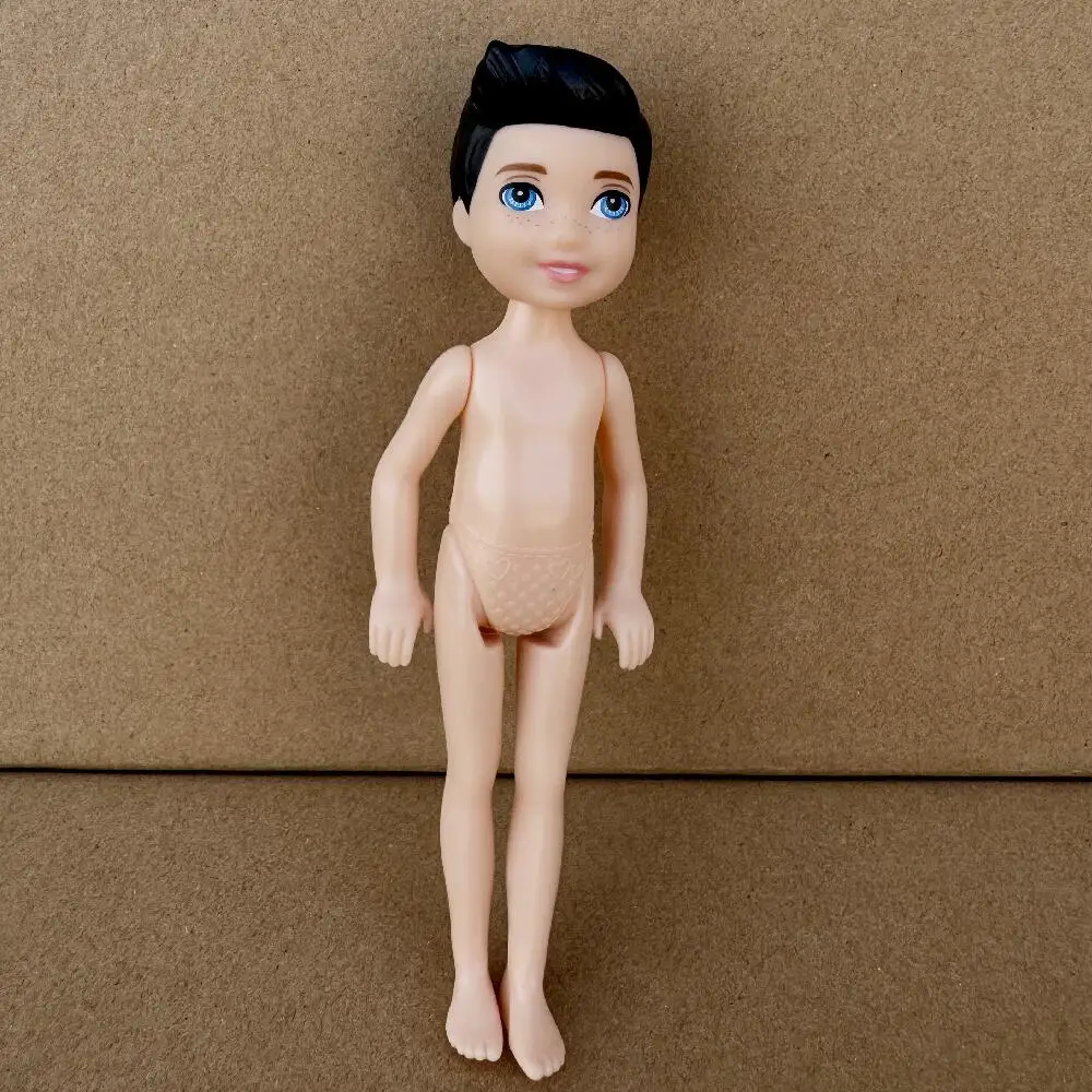 13 cm Mini Kelly 5-Zoll Puppe für kleine Jungen, Mädchen, Teenager, Schwestern, Brüder, dunkle, normale Haut, nackter Körper, Bjd 1/12 Spielzeug für Kinder – Detail 4