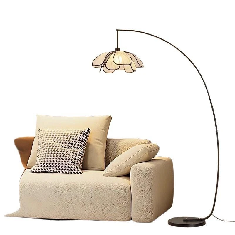 Floor lamp living room Chinese art villa homestay fishing lamp