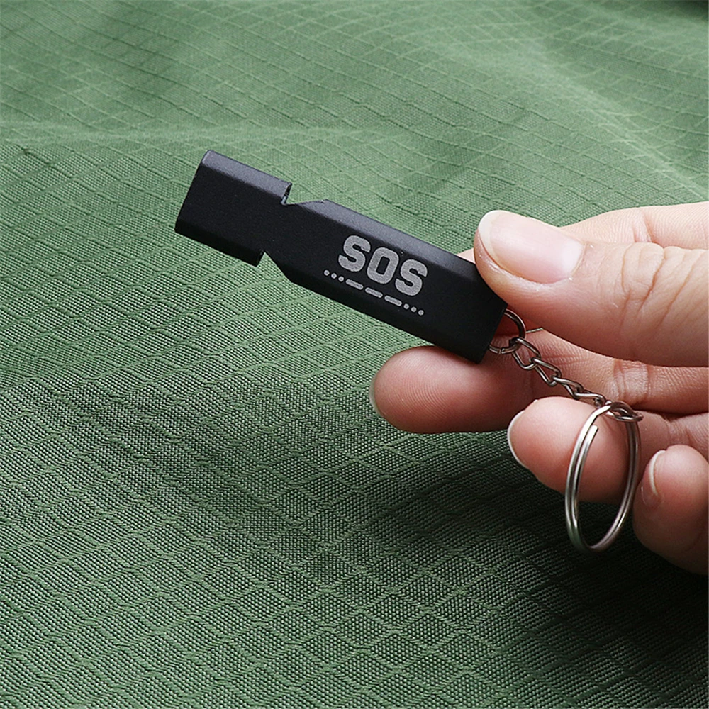 1/2pcs Outdoor Camping Survival Whistle Frequency Whistle Multifunctional Portable EDC Tool SOS Earthquake Emergency Whistle