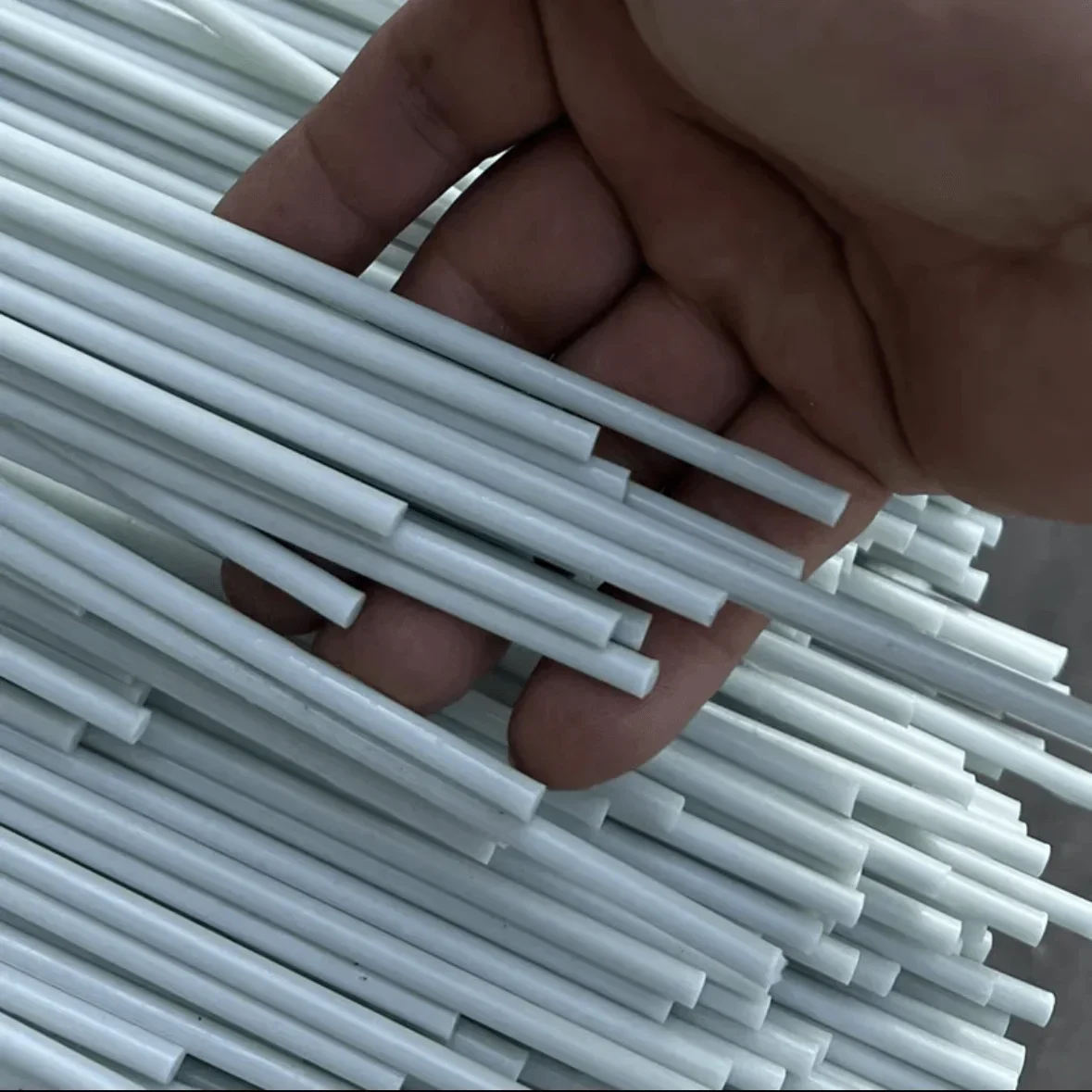 10pcs white glass fiber Rod 0.8mm/1mm/1.2mm/1.5mm/1.6mm/2mm/2.8mm/3mm/4mm/5mm/6mm/7mm/8mm/9.5mm/10mm Fiberglass rod Lenght 500mm