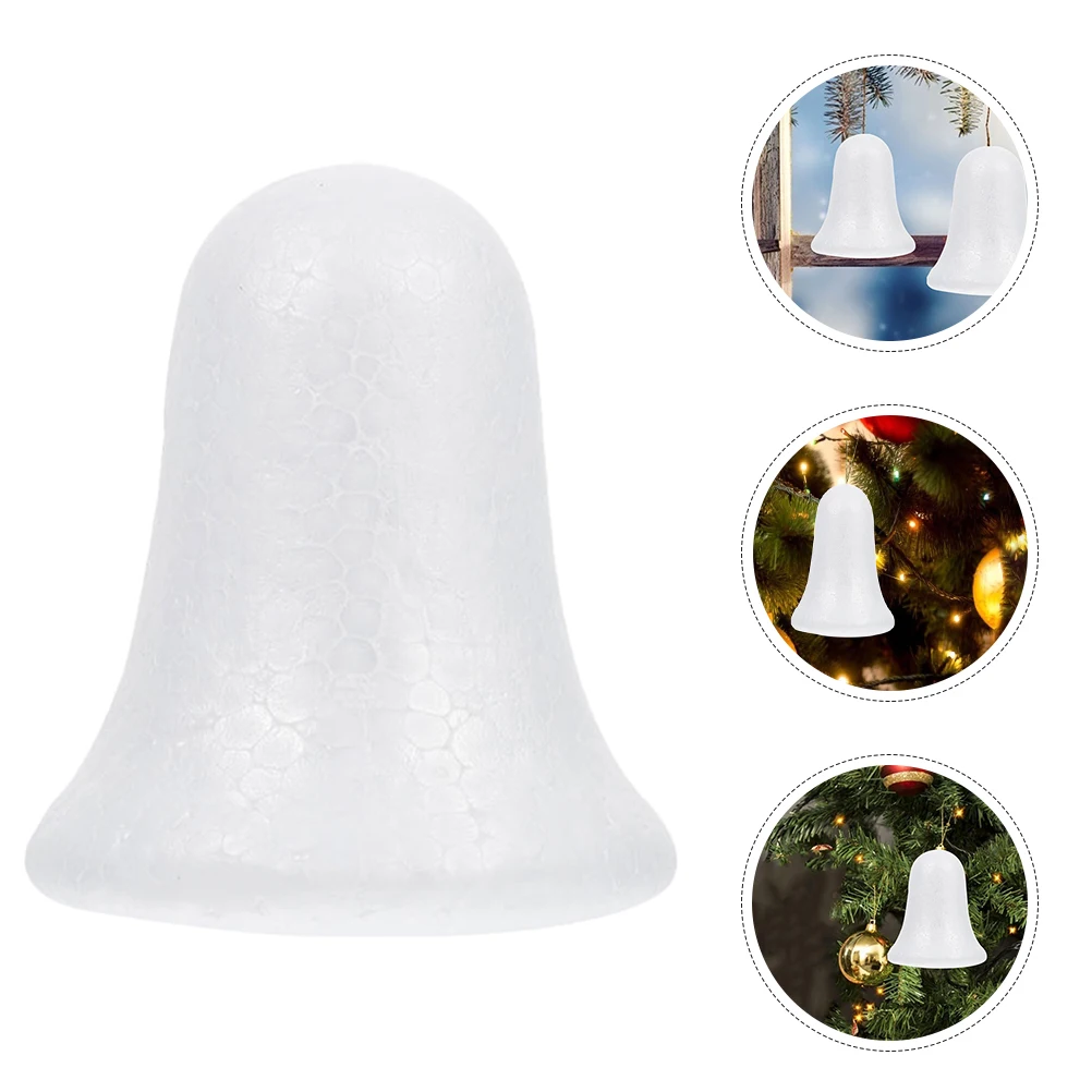 

6Pcs Foam Bell Decorations Christmas Jingle Bells for Crafting DIY Holiday Ornament Festive Tree Accessories Xmas Bell Pendant