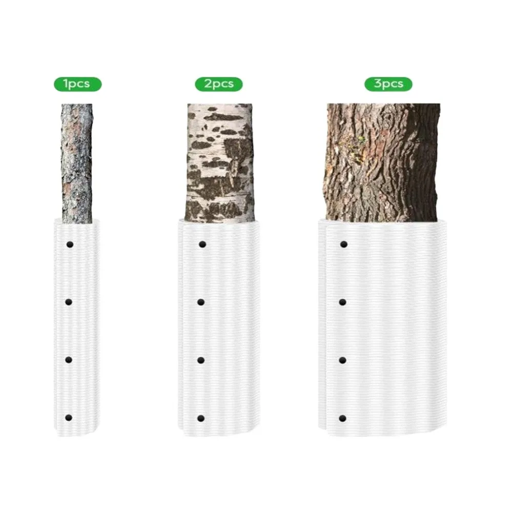 4/6pcs Tree Guards Plastic Flexible Tree Bark Guards Tree Trunk Protect Tubes 40*30cm Lawnmower Garden Plants Shield Saplings