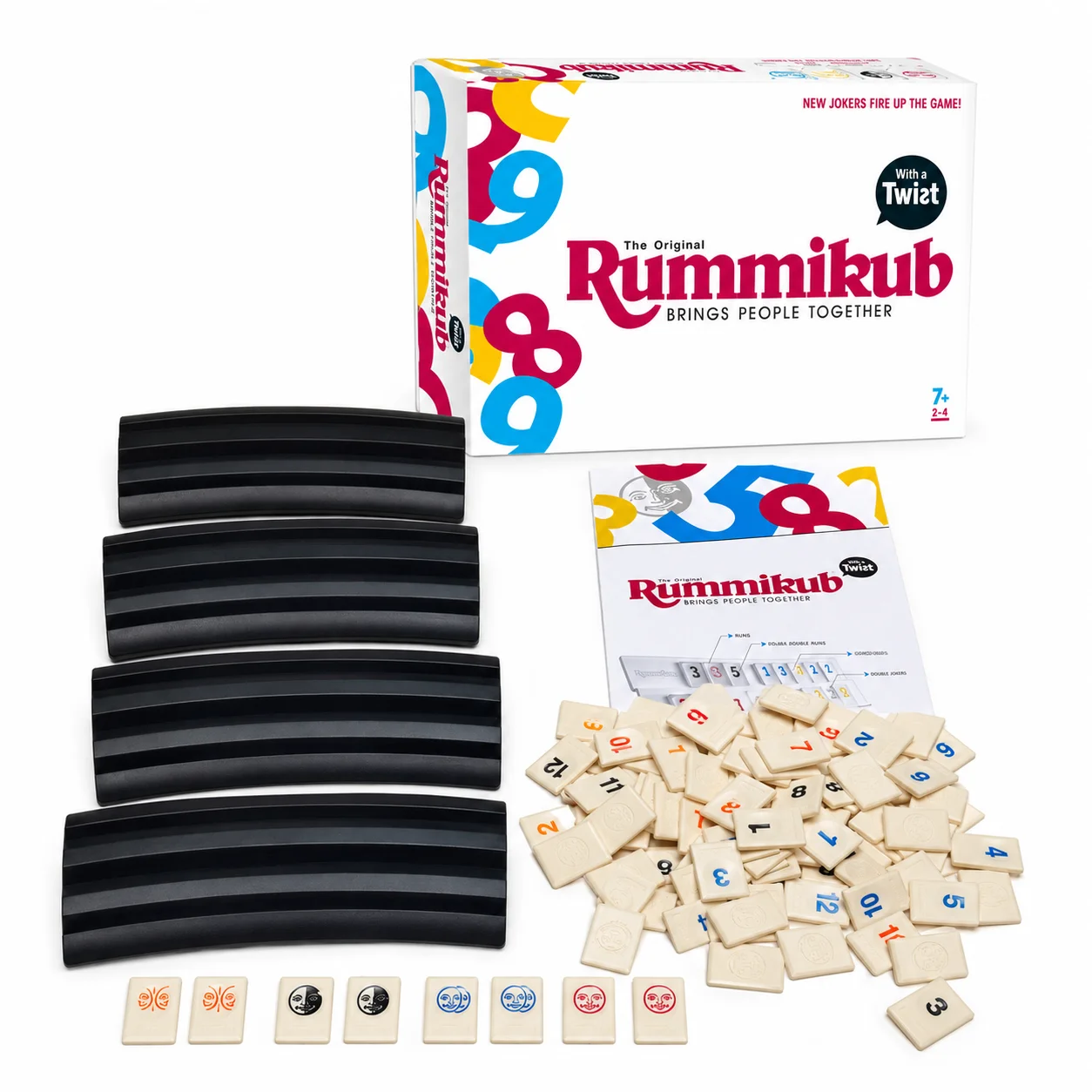 Board Game English For Kids - Rummikub Klasik Twist Sayı Taşıma Oyunu,