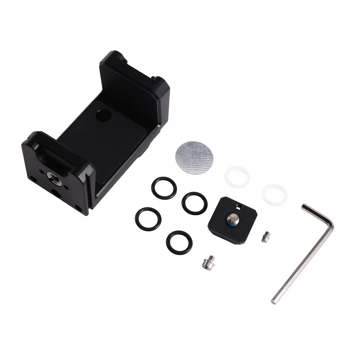 Power Bank Holder 55-85mm for DSLR Camera Photography Mobile Power Stand Aluminum Alloy - view 4