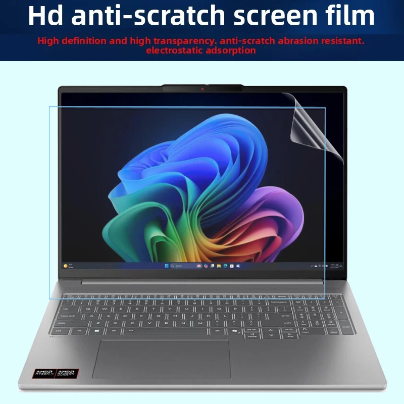 For Lenovo IdeaPad Pro 5 16IAH10/16AKP10 Keyboard Film Pro 5 16ASP10 16-inch 16:10 Laptop HD Anti-Blue Toughened Screen Film
