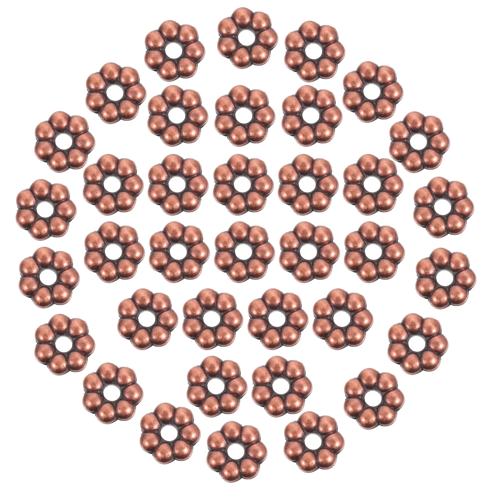 2000 قطعة من البلاستيك المطلي بالكهرباء على شكل زهرة إكسسوارات مجوهرات إبداعية للحرف اليدوية على شكل سوار ذاتي الصنع #4