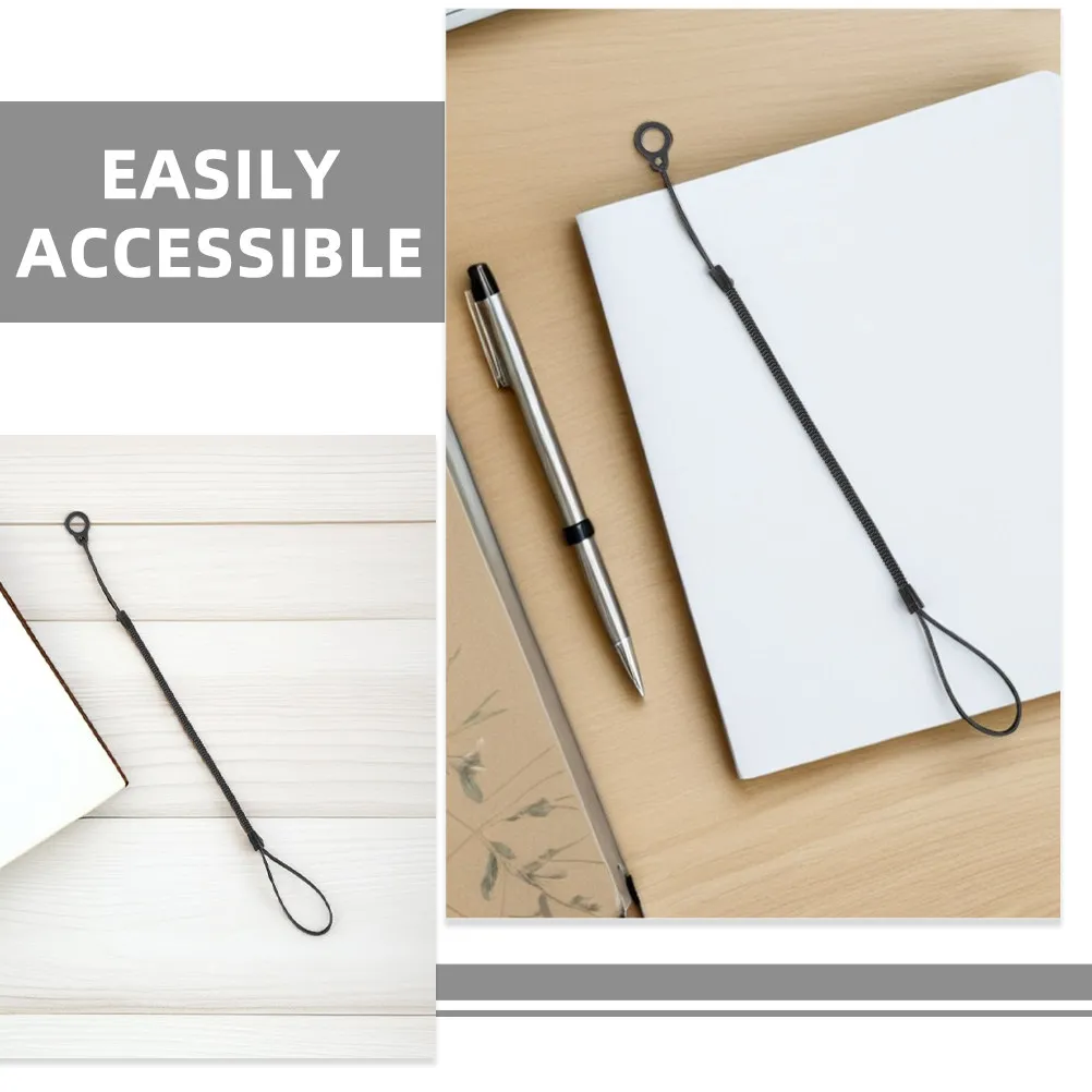 6Pcs Versatile Stylus Lanyard Cord Anti-Dropping Elastic Tether for Touch Pens Clipboard Tablet Pen Leash Lanyard-Shaped Rope