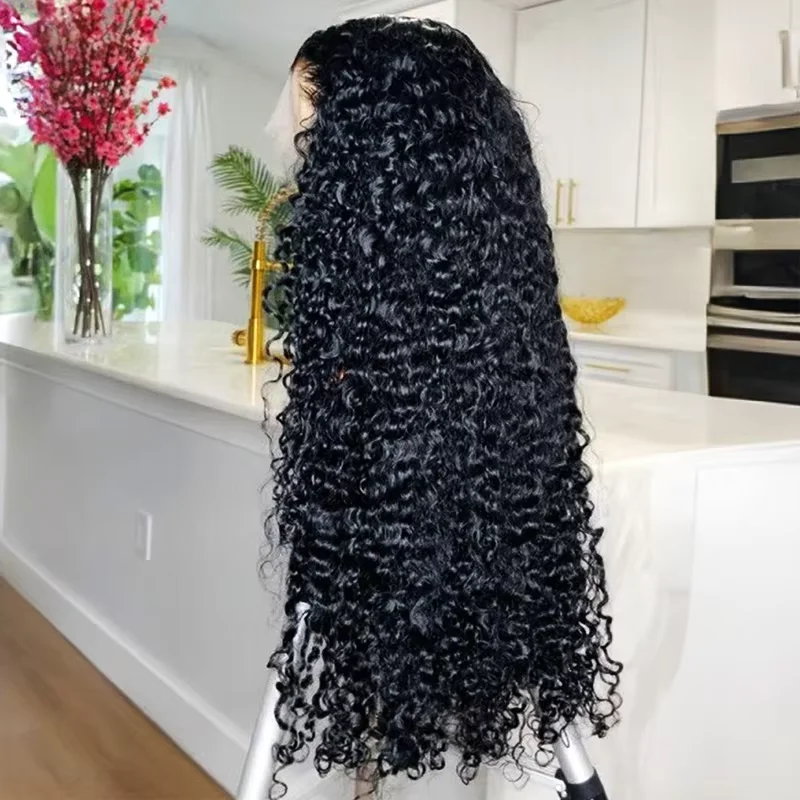 

360 Hd Lace Front Wigs Natural Brazilian Deep Wave Human Hair Wig 13x4 Lace Frontal Wig Curly For Women 5X5 Glueless Wear And Go