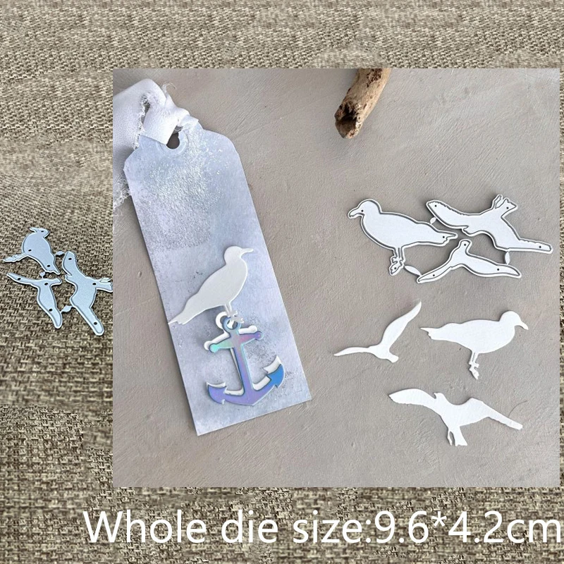 New Design Craft Metal stencil mold Cutting Die Seagull decoration scrapbook die cut Album Paper Card Craft Embossing