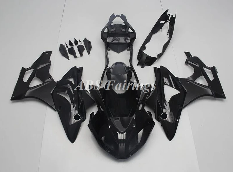 

4 подарка, новый комплект обтекателей для мотоцикла из АБС-пластика, подходит для BMW S1000RR 2009 2010 2011 2012 2013 09 10 11 12 13 14, черный матовый на заказ