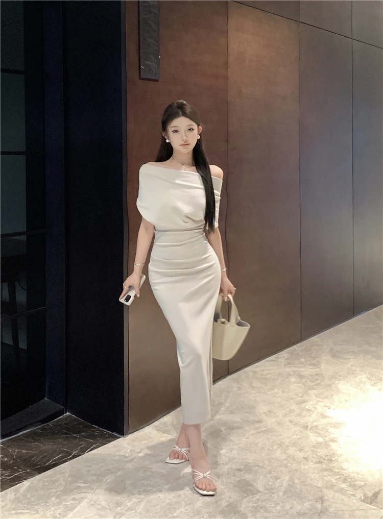 Vestidos de manga curta feminino mãe da noiva outono tweed houndstooth colorblock dupla face meio aberto abotoado elite picante