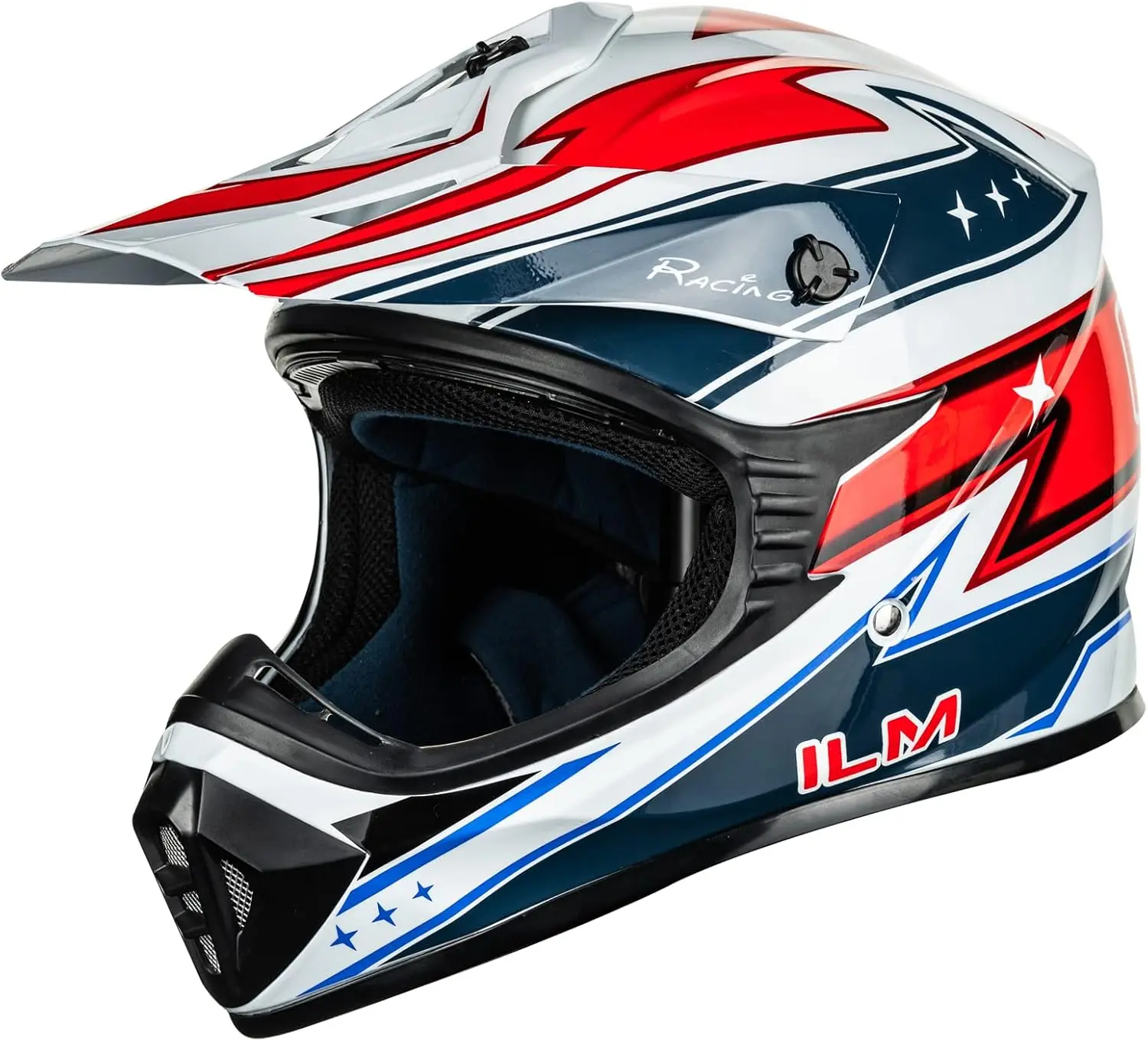 

(Adult-XXL)Adult Dirt Bike Helmets Motocross ATV Dirtbike BMX MX Offroad Full Face Motorcycle Helmet, DOT Approved Model 128S (R
