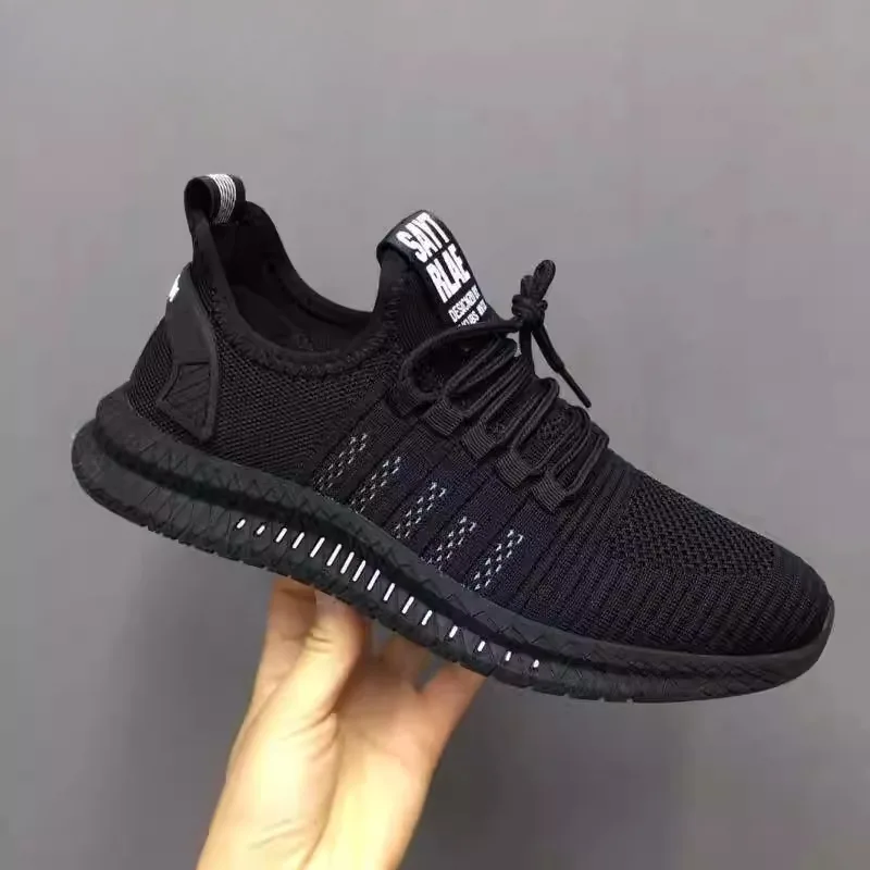 

Мужские летние дышащие рабочие туфли на толстой подошве, повседневные, износостойкие, модные, с круглым носком, для защиты на производстве