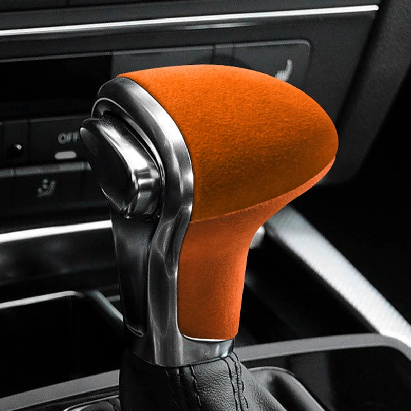 Made of Alcantara For Audi A4L A6L A5 A6 A7 Q5 Q7 S6 S7 Sport Gear Shift Boot Cover Trim Sticker Car Interior Tuning Accessories view 2