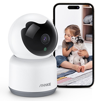 SANNCE 3MP 2.4G Wifi IP Camera Outdoor AI Human Detect Wireless Camera H.264 P2P Audio 3MP Security CCTV Surveillance Camera