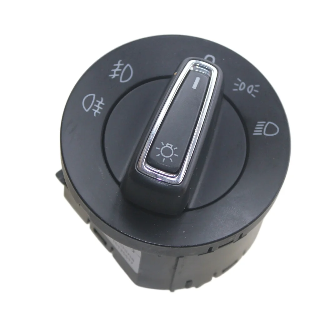 5ED 941 431 B 5ED941431B 5ED 941 431B For Octavia 2014-2023 Headlight Switch Chrome Automatic Head Light Fog Lamp Knob