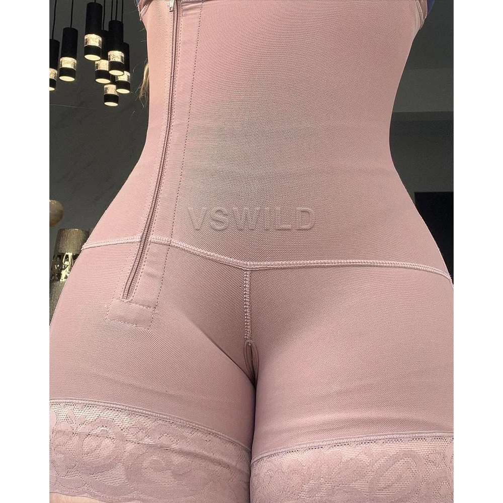 Fajas Reductoras Y Modeladoras Mujer Butt Lifter Zipper Shorts High Waisted Butt Pads Hip Enhancer Underwear Tail Lift Effect