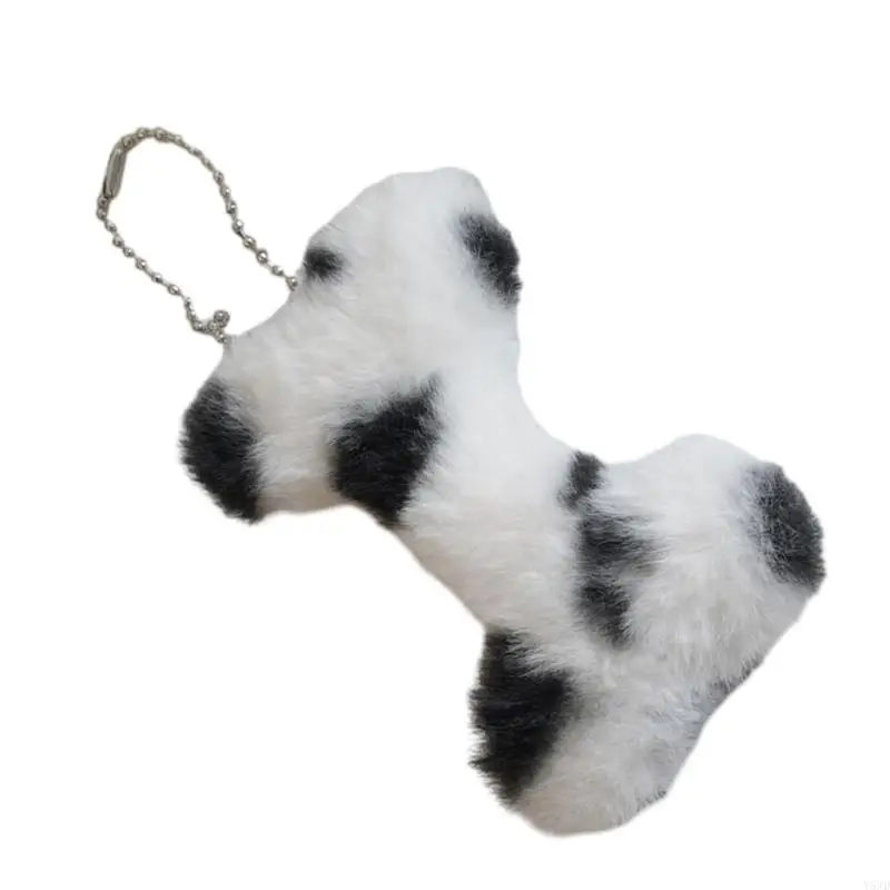 y5jd dalmatians العظام keychain سحر الكلب العظم الحبل المشترك