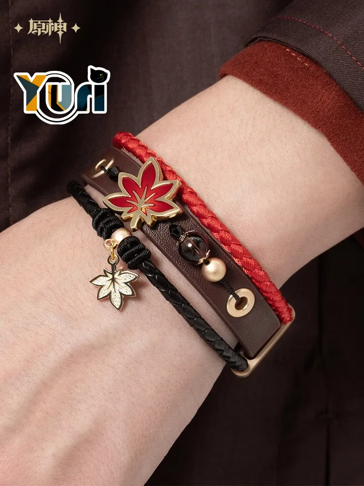 

Yuri Game Genshin Impact Kaedehara Kazuha Official Bracelet For Women Men Jewelry Props Fashion Cosplay Fan Gift C