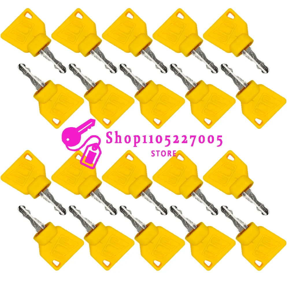 701/45501 20/10/5/1 SZT. Klucze do koparek JSB 130 220 240 360 290 Kluczyk do włącznika zapłonu Kluczyk do otwierania drzwi kabin sterownika KLUCZ DO OTWIERANIA DRZWI ŻÓŁTY