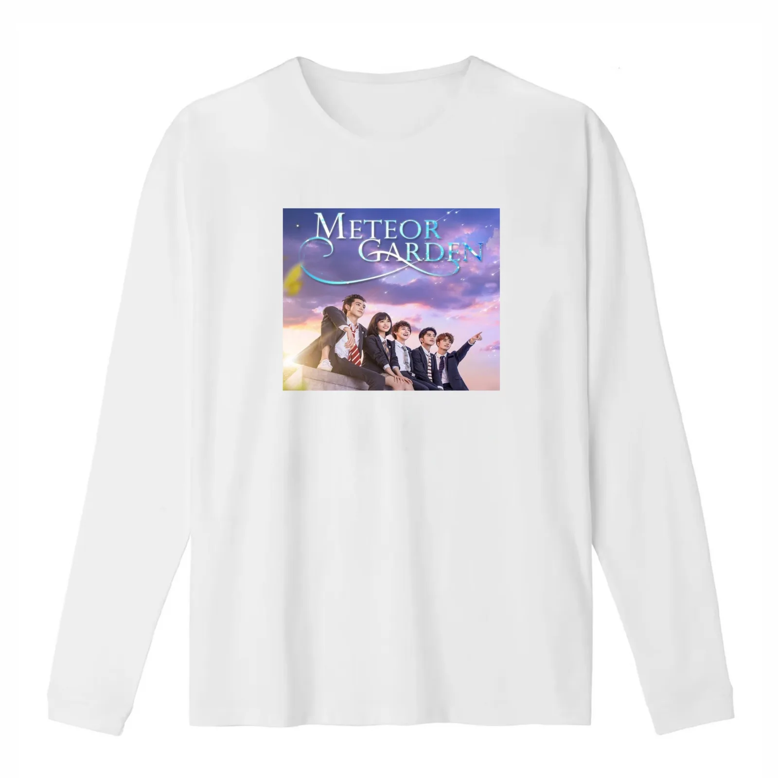 Meteor Garden T-Shirt Summer Casual Cotton Tee Oversized Streetwear Tops Vintage Graphic Print Loose Fit Short Sleeve