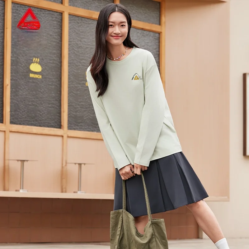 

Peak Men's round Ne Running T-irt Casual Comfortable Breathable Sportswear Polyester Fiber Loose Fit Ciwalk Soft