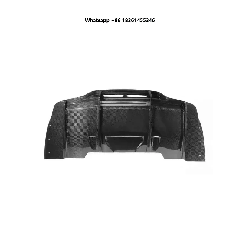 

For C Class W205 C205 C63 Coupe 2015-2017 Carbon Fiber Rear Bumper Diffuser