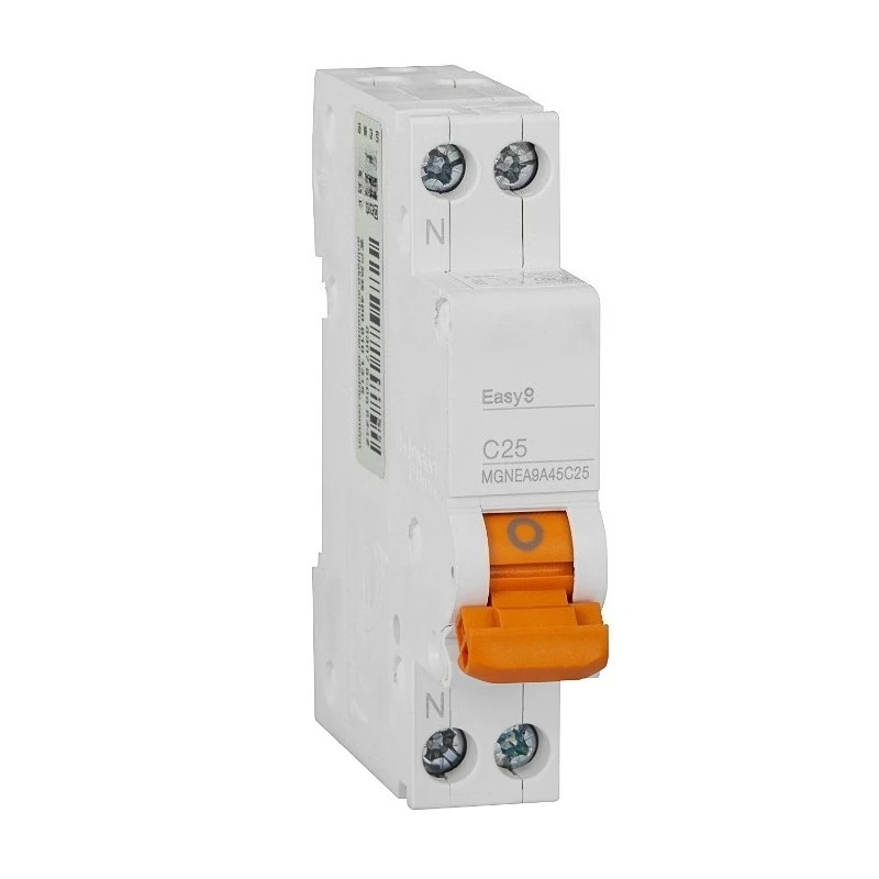 1P+N Mini MCB Circuit Breaker C Curve Overload Short Circuit Protection Din Rail Mount Household Power Cut Off Switch 6A-40A