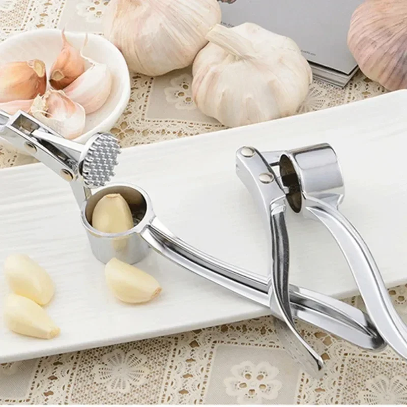 Garlic Press Crusher Mincer Kitchen Stainless Steel Garlic SmasherSqueezer Manual Press Grinding Tool Kitchen Accessories cocina