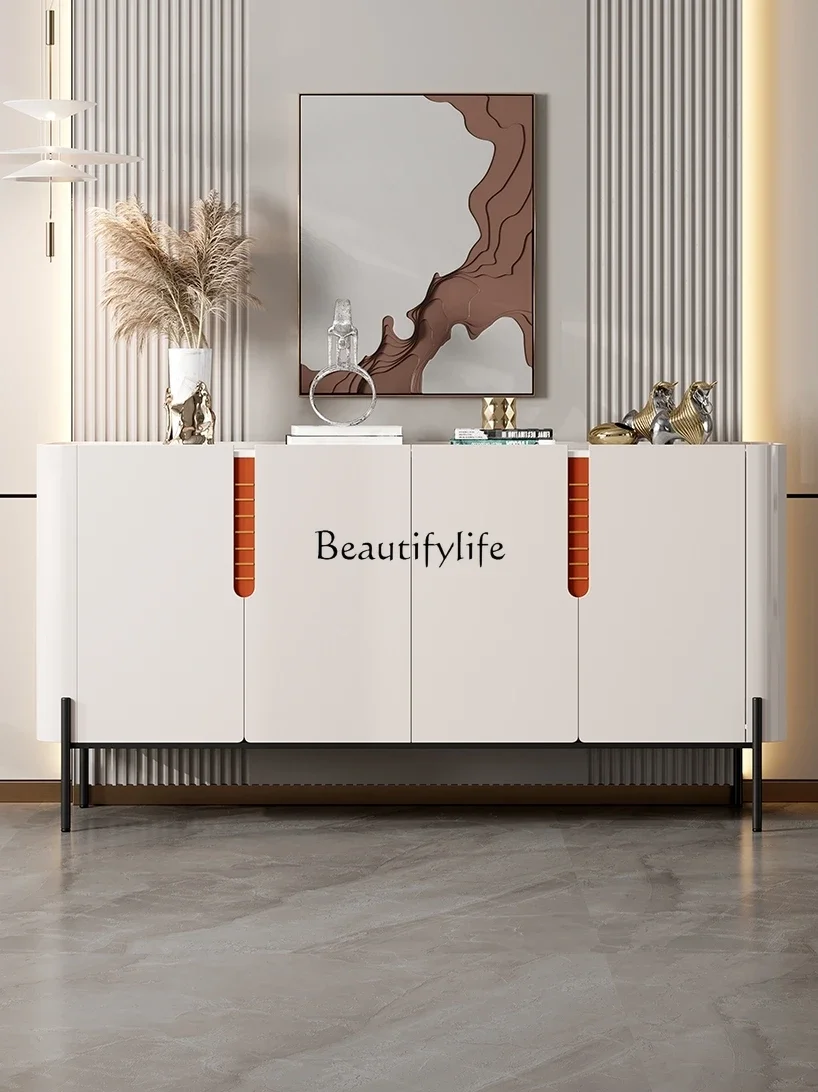 

FG44Affordable Luxury Style Entrance Door Shoe Cabinet Hallway Decorative Partition Simple Modern Sideboard Cabinet