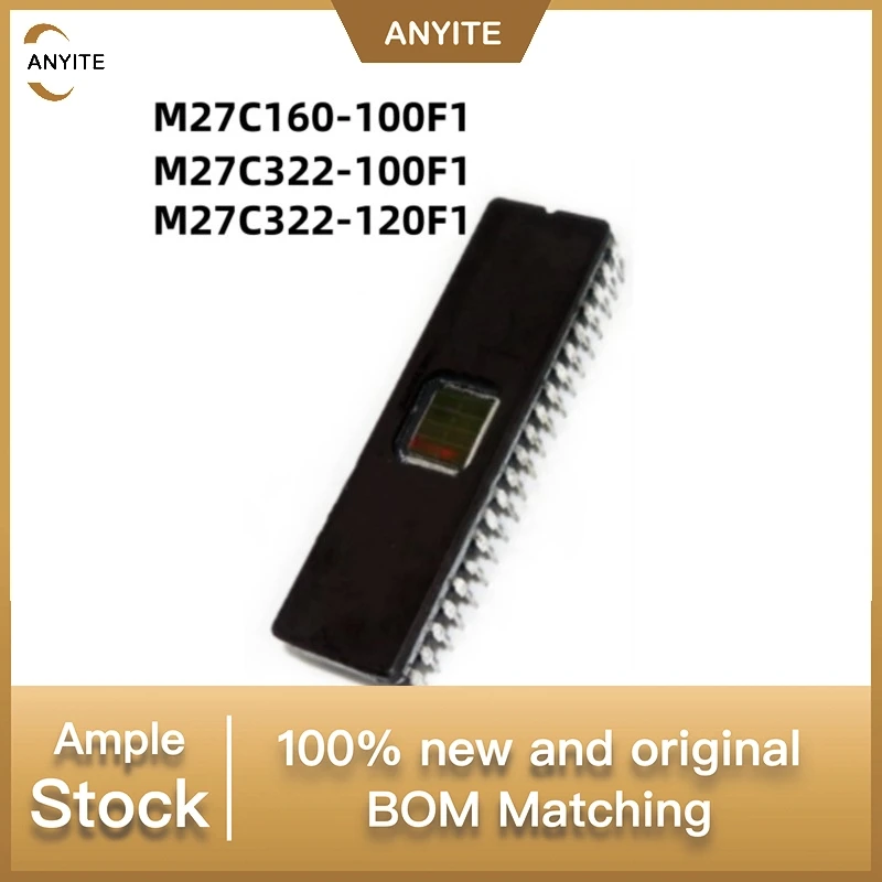 5Pcs/Lot  M27C160-100F1  M27C160   27C160  27C322 M27C322-100F1 -120F1  M27C322   CDIP42
