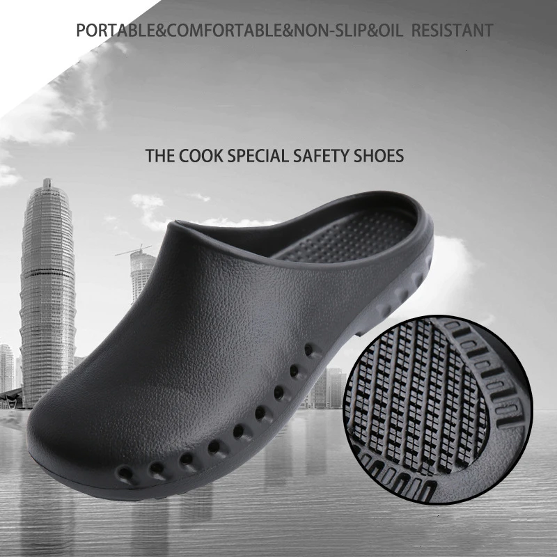 Hospital Medical Surgical Shoes Lab Operating Room Slippers Anti-slip Doctor Protective Shoes Kitchen Work Chef Shoes Men Women