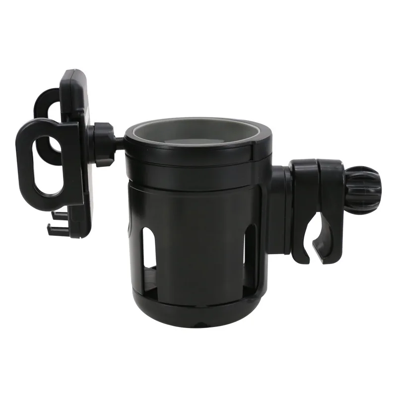 Baby Stroller Cup Holder 2 in1 Adjustable Milk Bottle Coffee Cup phone Holder Universal Water Bottle Holder Stroller Accessories view 5