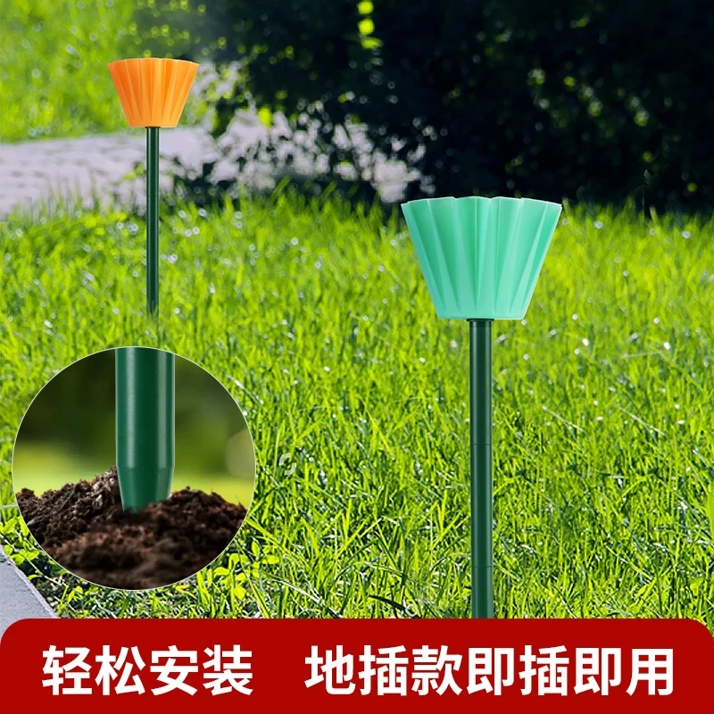 Outdoor Floor Candle Lamp Post Villa Courtyard Garden Decorative Floor Lamp